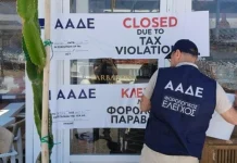 ΑΑΔΕ: Πρόστιμα άνω του 1 εκατ. ευρώ και 8 διήμερα λουκέτα – Στο 37,42% η παραβατικότητα